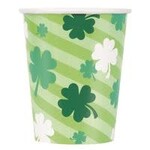 unique 9oz. St. Patrick's Day Lucky Clover Cups - 8ct.