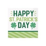 unique St. Patrick's Day Lucky Clover Lunch Napkins - 16ct.
