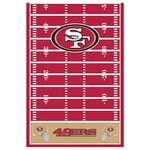 Amscan San Francisco 49ers Tablecover - 1ct. (54" x 96")