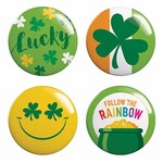 Creative Converting St. Patrick's Favor Buttons - 4ct.
