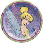 Amscan 9" Tinkerbell Prismatic Plates - 8ct.