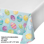 Creative Converting Eggsciting Easter Paper Tablecover - 1ct. (54" x 102")