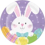 Creative Converting 7" Bowtie Bunny Easter Plates - 8ct.