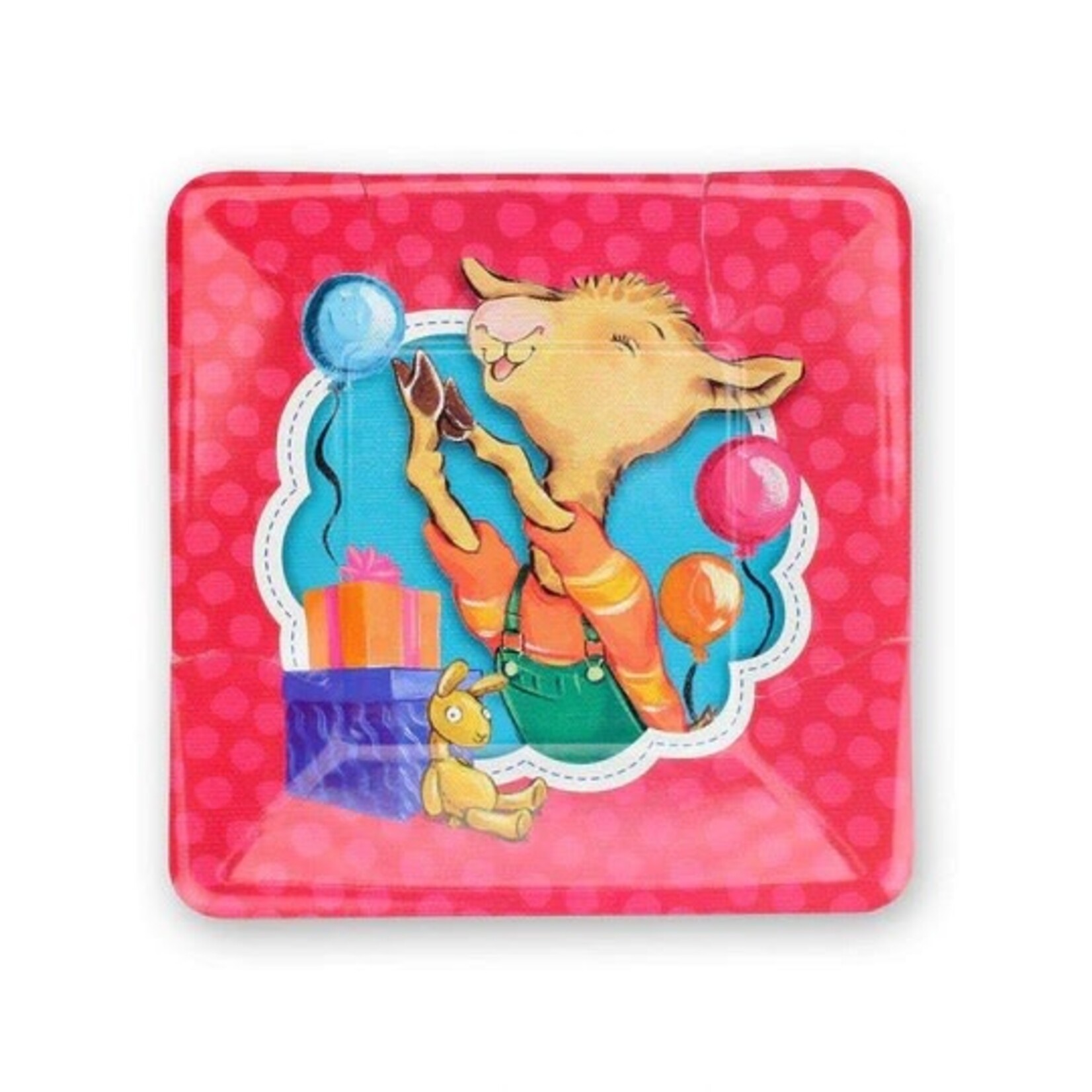 Prime Party 7" Llama Llama Square Plates - 8ct.