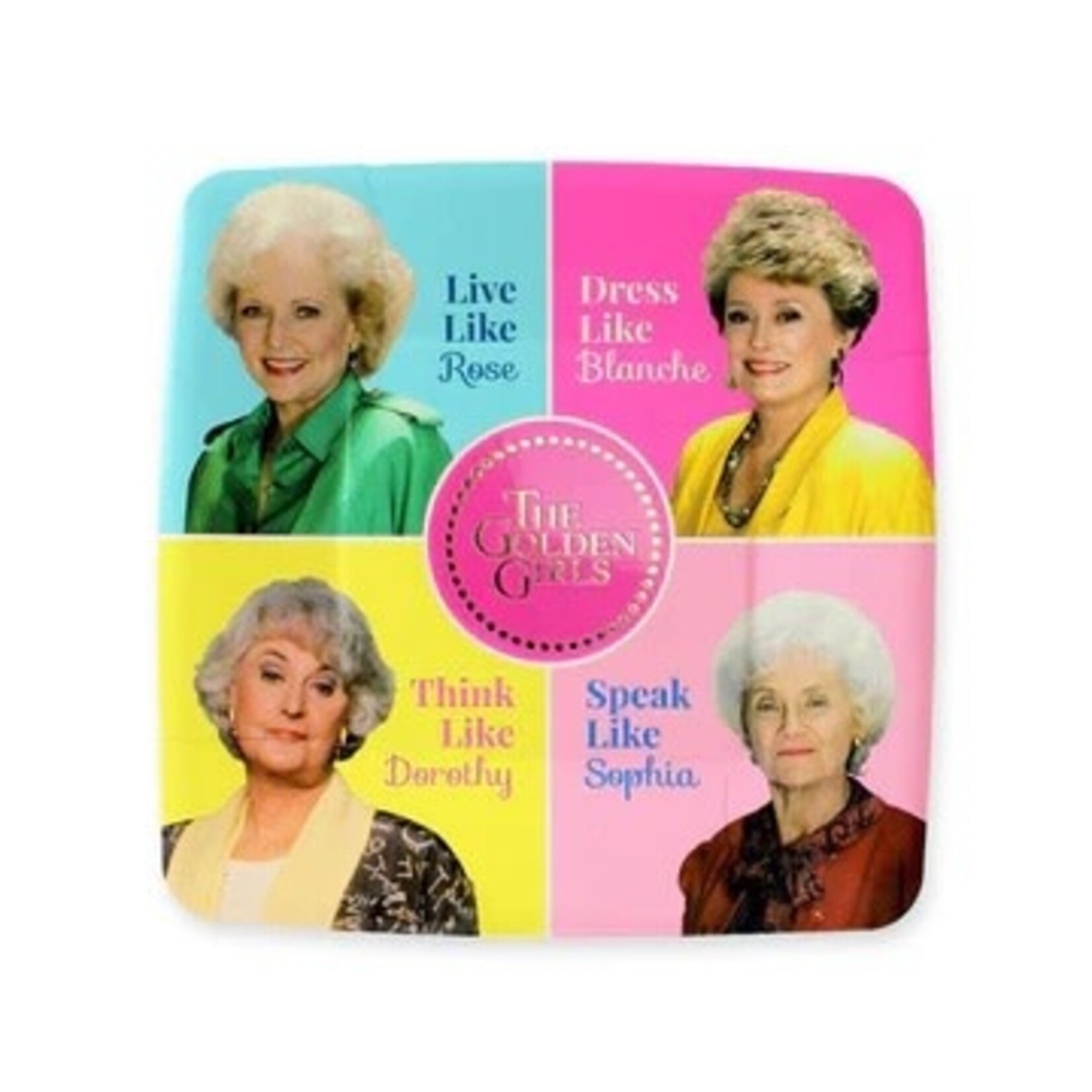 Prime Party 7" The Golden Girls Square Plates - 8ct.