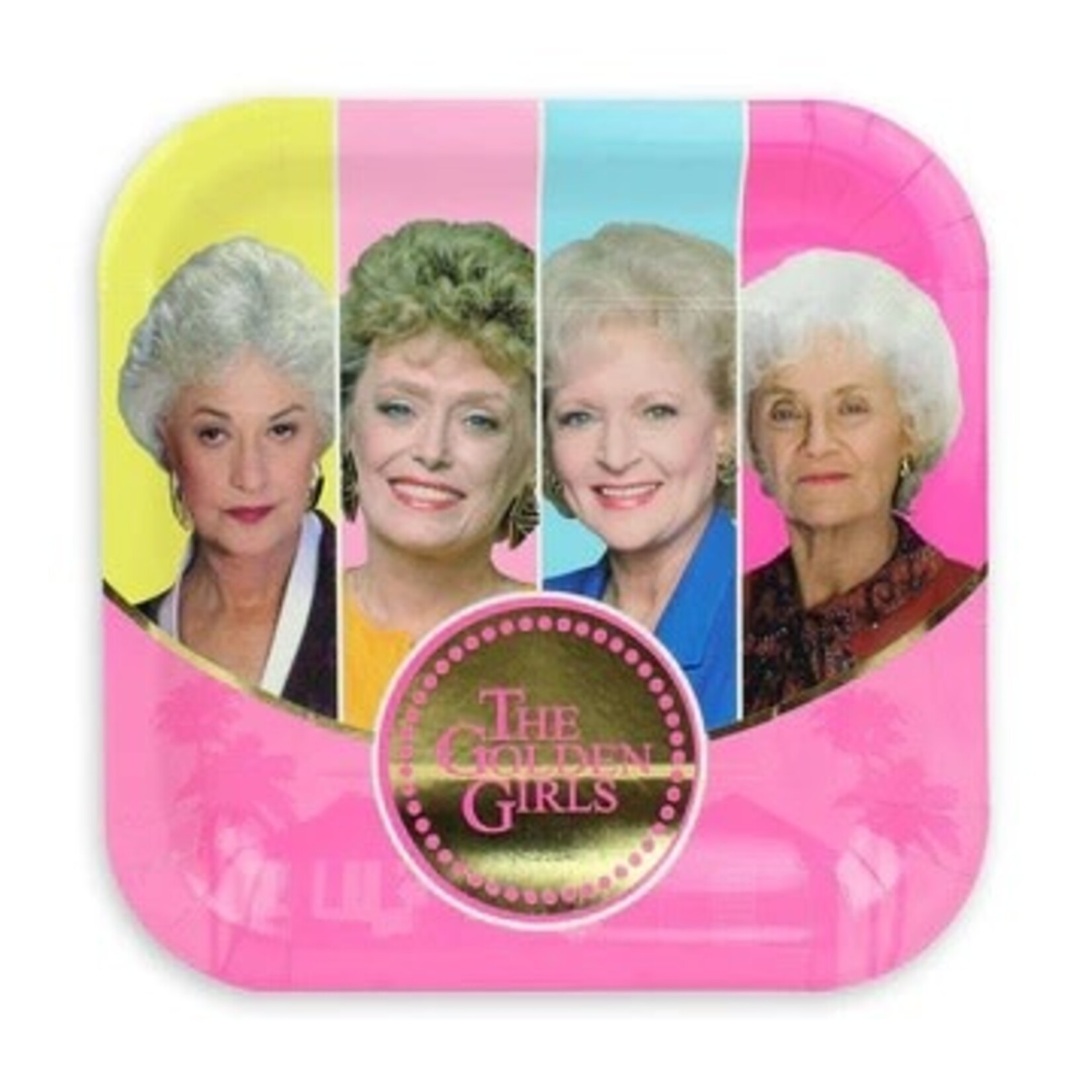 Prime Party 9" The Golden Girls Square Plates - 8ct.