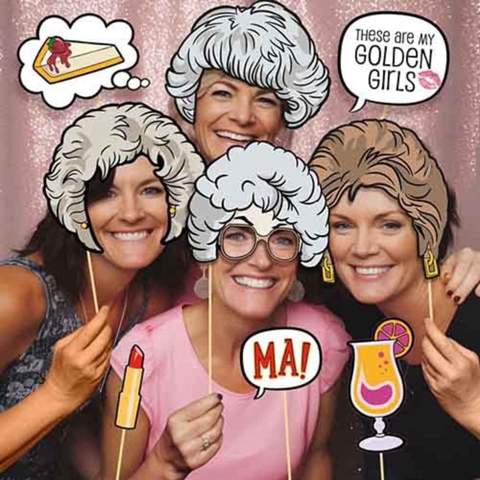 Prime Party The Golden Girls Photo Props - 11ct.