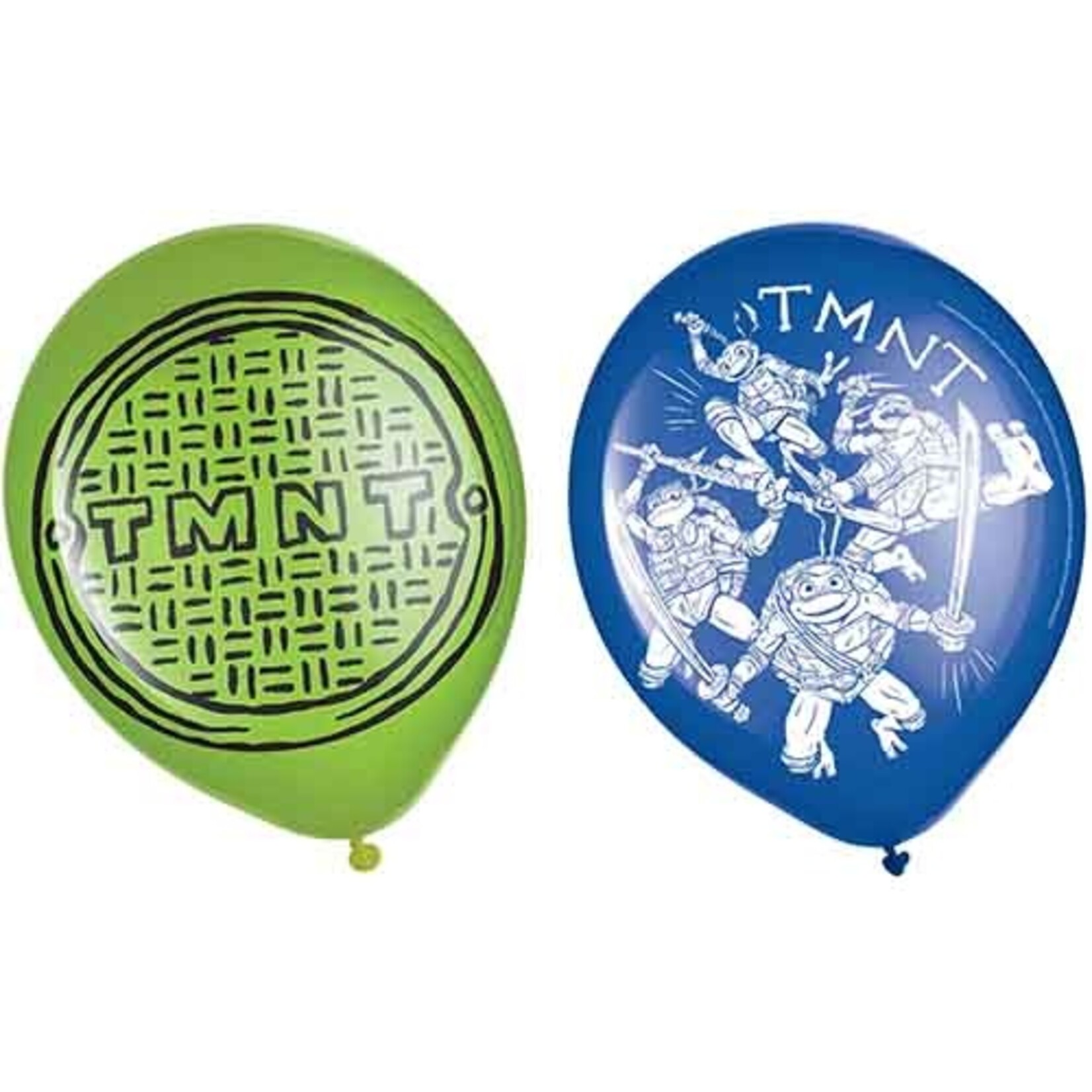 Amscan 12" TMNT Mutant Mayhem Latex Balloons - 6ct.