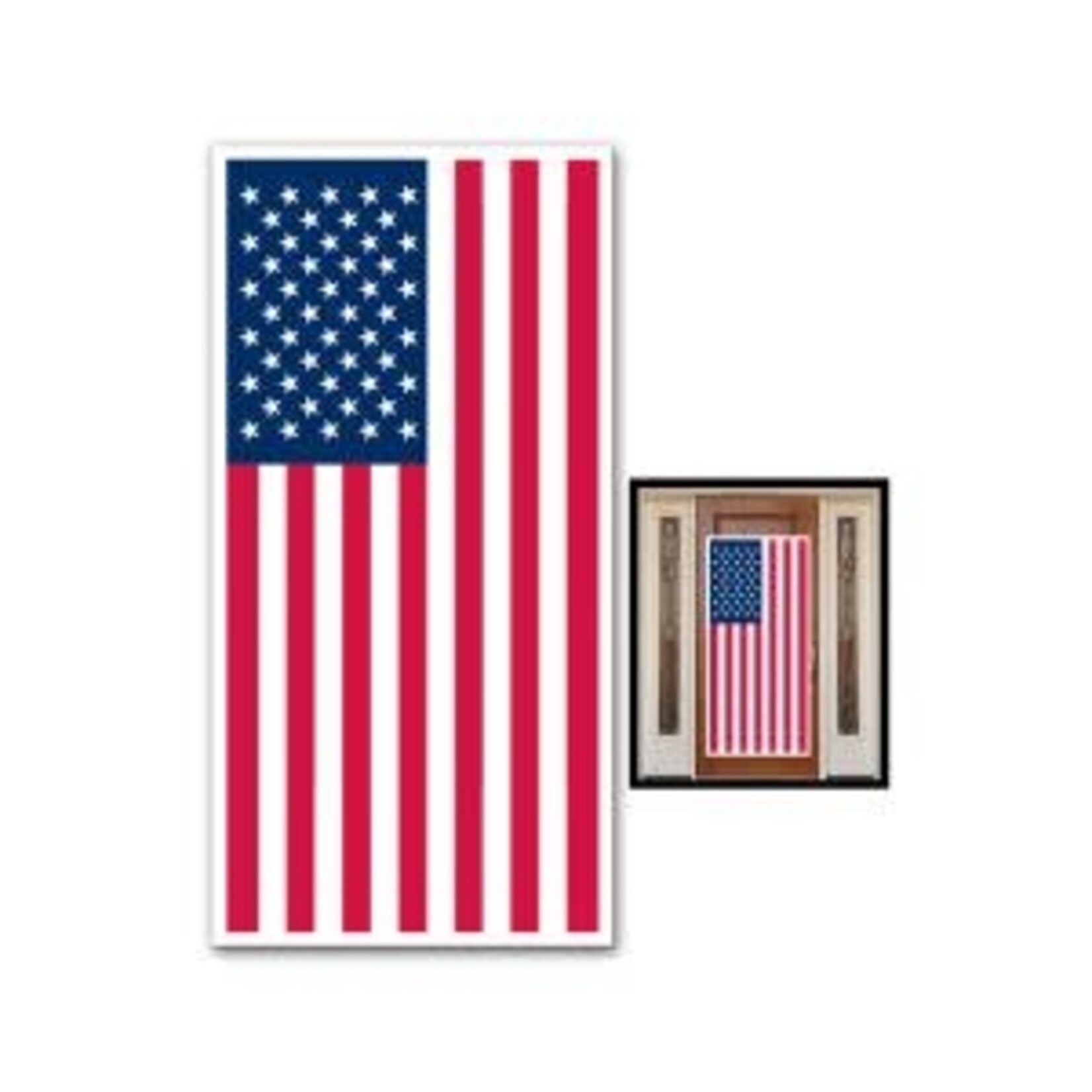 Beistle American Flag Door Cover - 1ct. (30" x5')