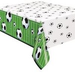 unique Soccer Plastic Tablecover - 1ct. (54" x 84")