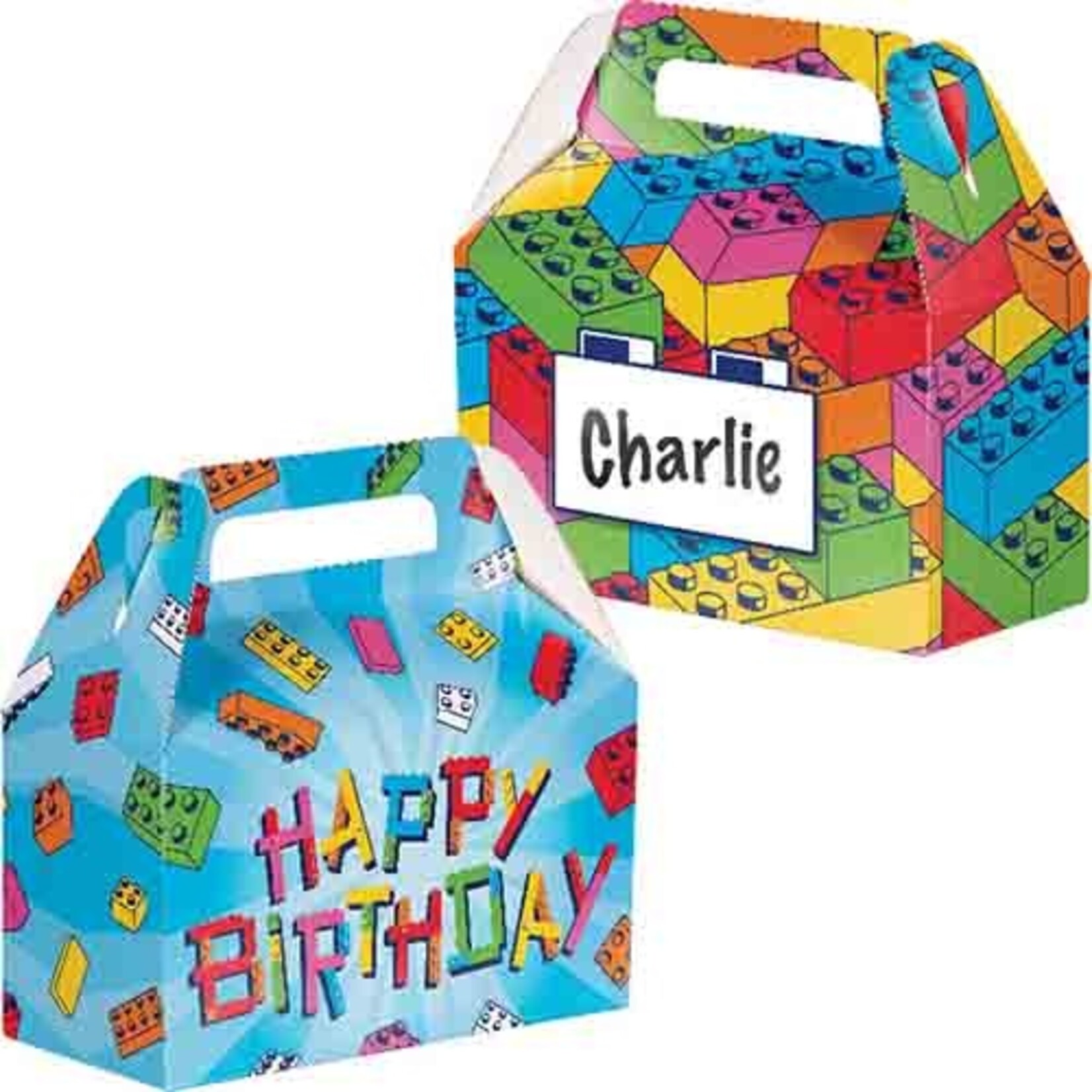 Creative Converting Block Bash Favor Boxes - 4ct.