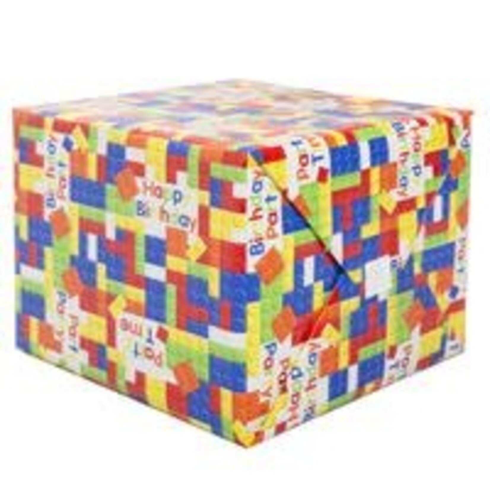 unique Building Blocks Gift Wrap - 1ct. (30" x 5')