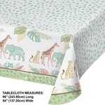 Creative Converting Safari Baby Shower Paper Tablecover - 1ct. (54" x 96")
