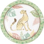 Creative Converting 7" Safari Baby Shower Plates - 8ct.