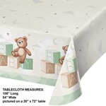 Creative Converting Teddy Bear Paper Tablecover - 1ct. (54" x 102")