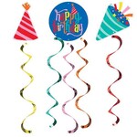 Creative Converting Hat's Off Birthday Hanging Cutouts - 3ct.