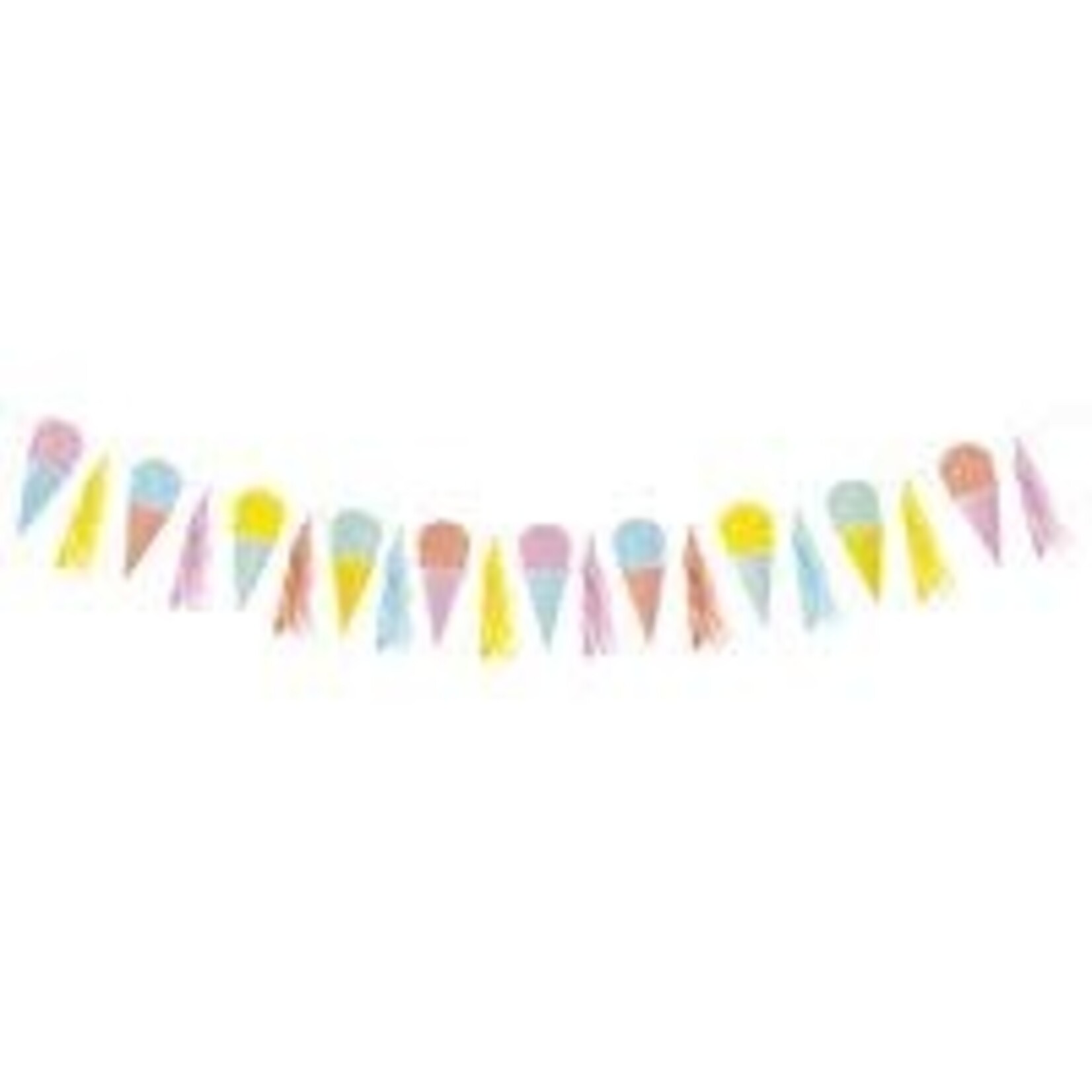 unique Pastel Ice Cream Garland w/ Tassels - 6ft - 1ct.