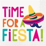 unique Time For a Fiesta Beverage Napkins 16ct.