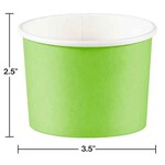 Creative Converting 9oz. Lime Green Treat Cups - 8ct.