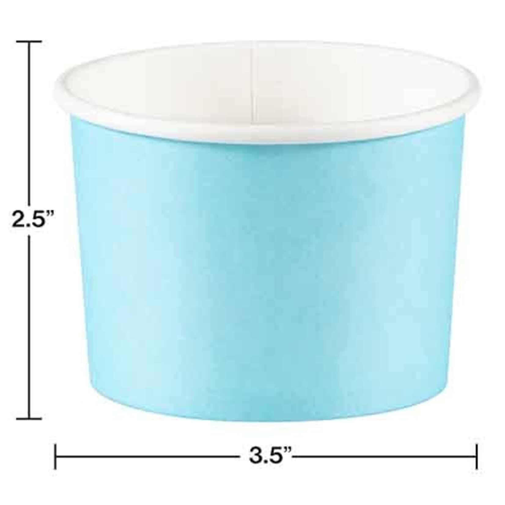 Creative Converting 9oz. Pastel Blue Treat Cups - 8ct.
