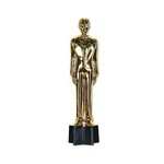 Beistle 9" Awards Night Gold Male Statuette - 1ct.