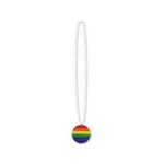 Beistle Rainbow Beads w/ Medallion - 1ct.