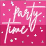 Creative Converting Pink Party Beverage Napkins - 16ct.
