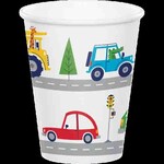 Creative Converting 9oz. Transportation Time Paper Cups - 8ct.