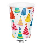 Creative Converting 9oz. Hats Off Birthday Paper Cups - 8ct.