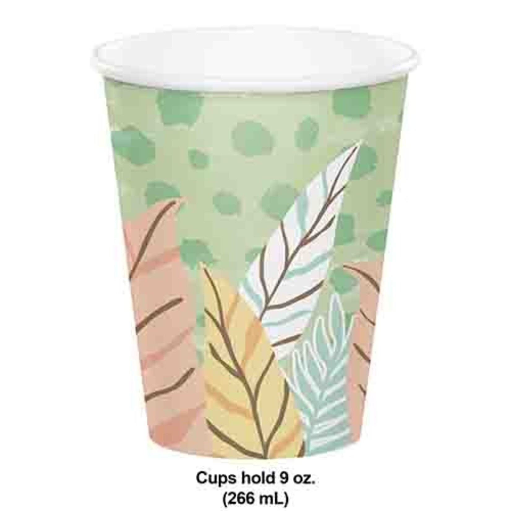 Creative Converting 9oz. Safari Baby Paper Cups - 8ct.