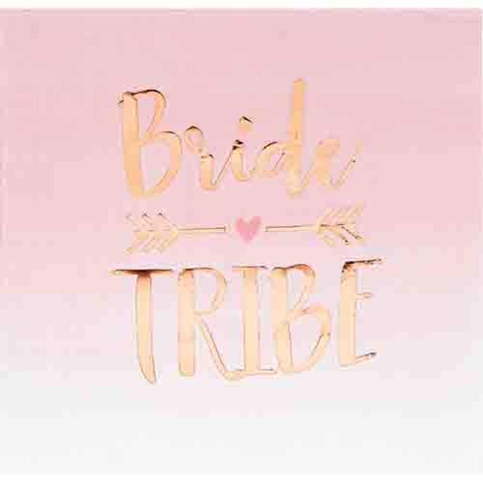 Creative Converting Rose All Day "Bride Tribe" Lunch Napkins - 16ct.