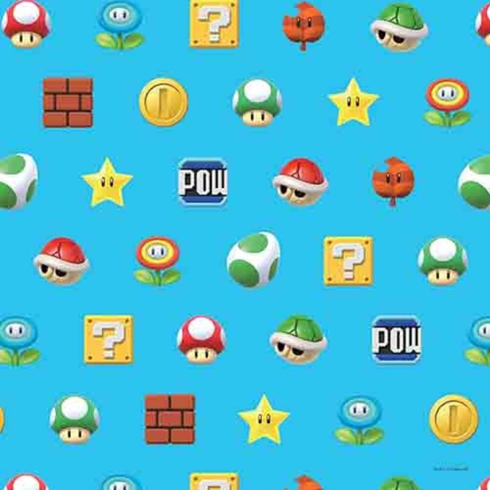 Amscan Super Mario Brothers Gift Wrap Paper - 1ct. (8' x 30")