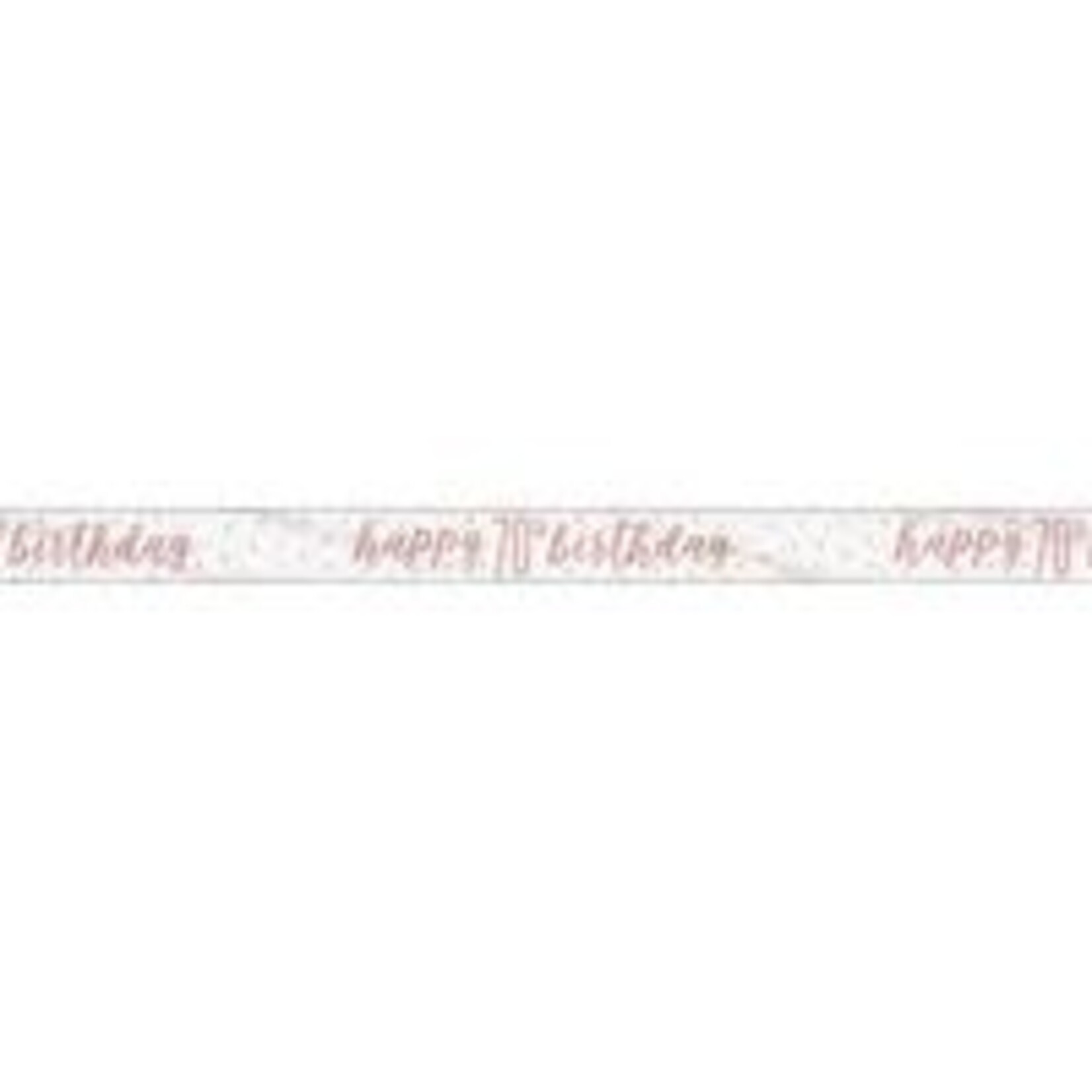 unique 9' Glitz Rose Gold Happy 70th Birthday Foil Banner - 1ct.