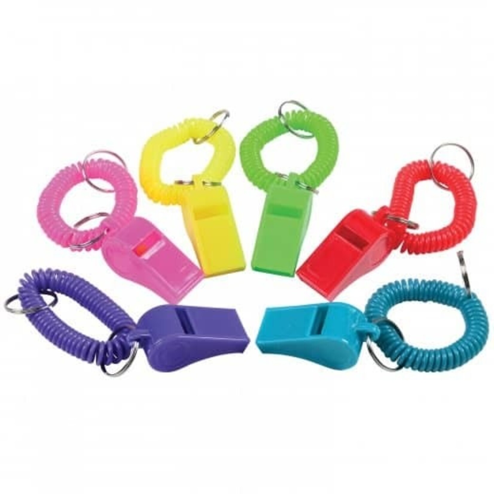 us toy Bracelet Whistle Keychains - 12ct.