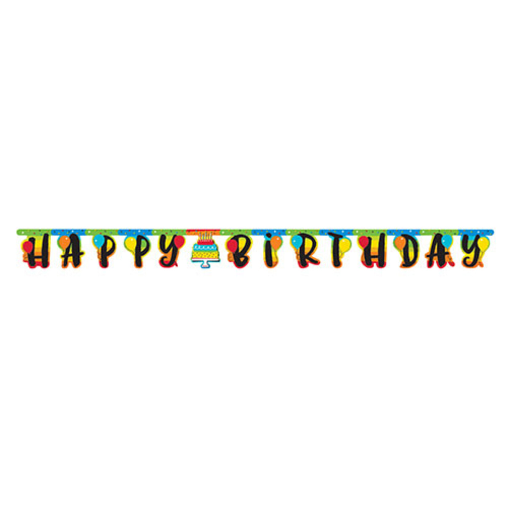Creative Converting Hoppin Birthday Cake Banner - 1ct. ( 7ft )