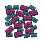 Beistle Cassette Tape Deluxe Sparkle Confetti
