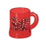 Beistle 3oz. Red "Mug Shot" w/ Dice - 5ct