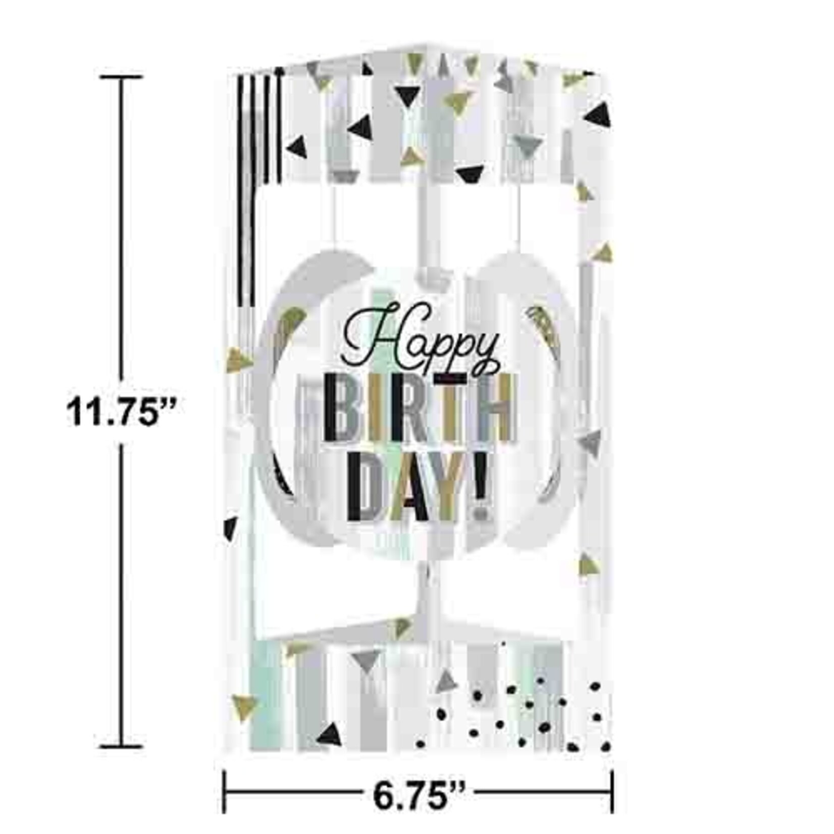 Creative Converting Minted Milestone Centerpiece w/ Stickers - 2ct.