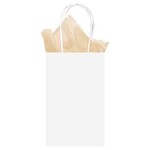 Amscan White Small Kraft Bag - 1ct.