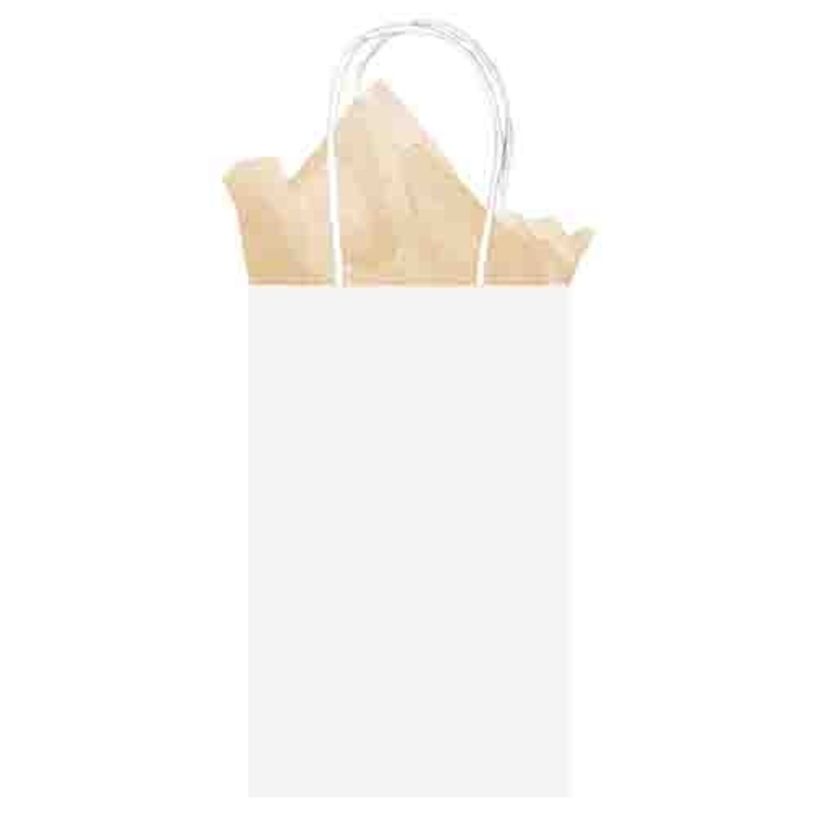 Amscan White Small Kraft Bag - 1ct.