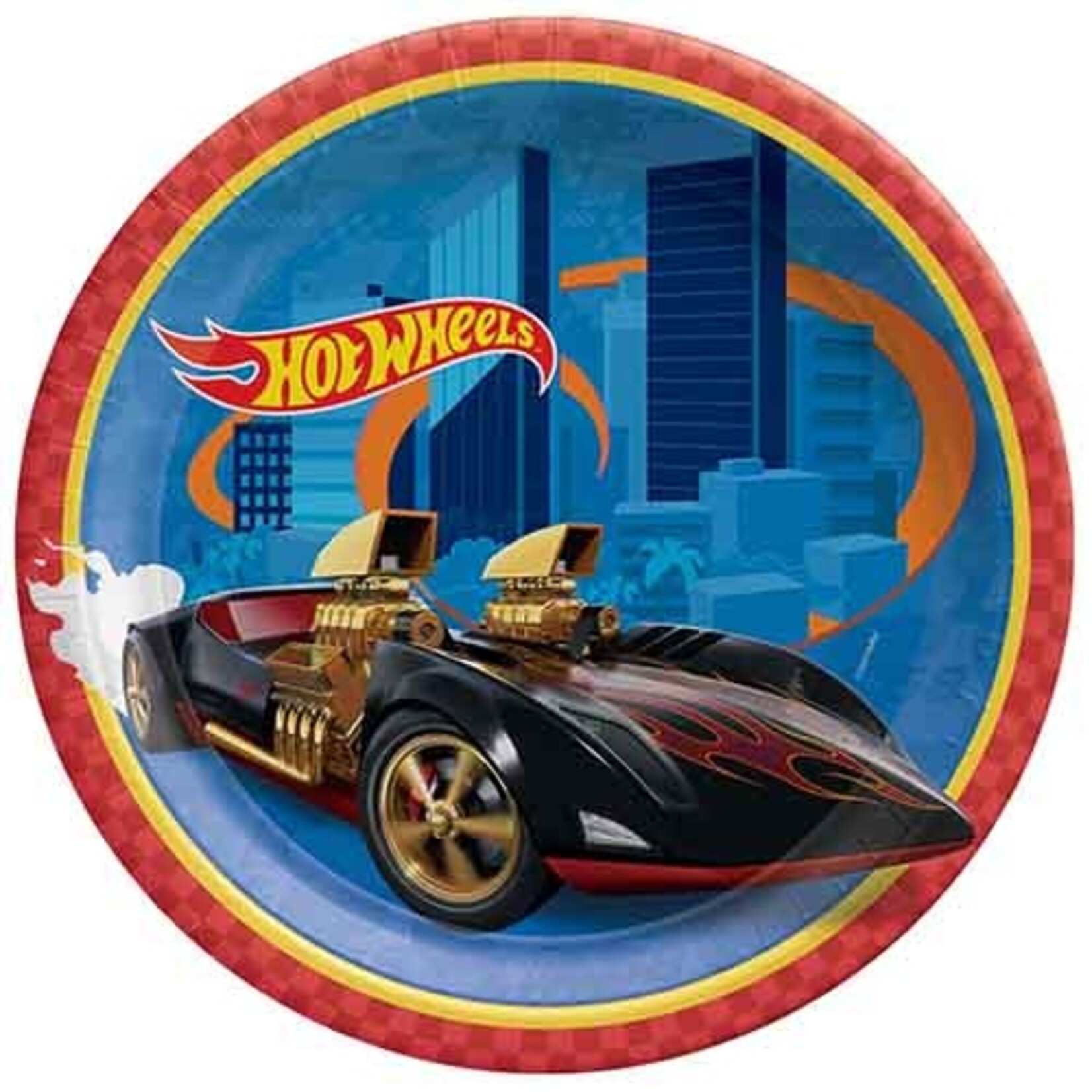 Amscan 7" Hot Wheels Plates - 8ct.