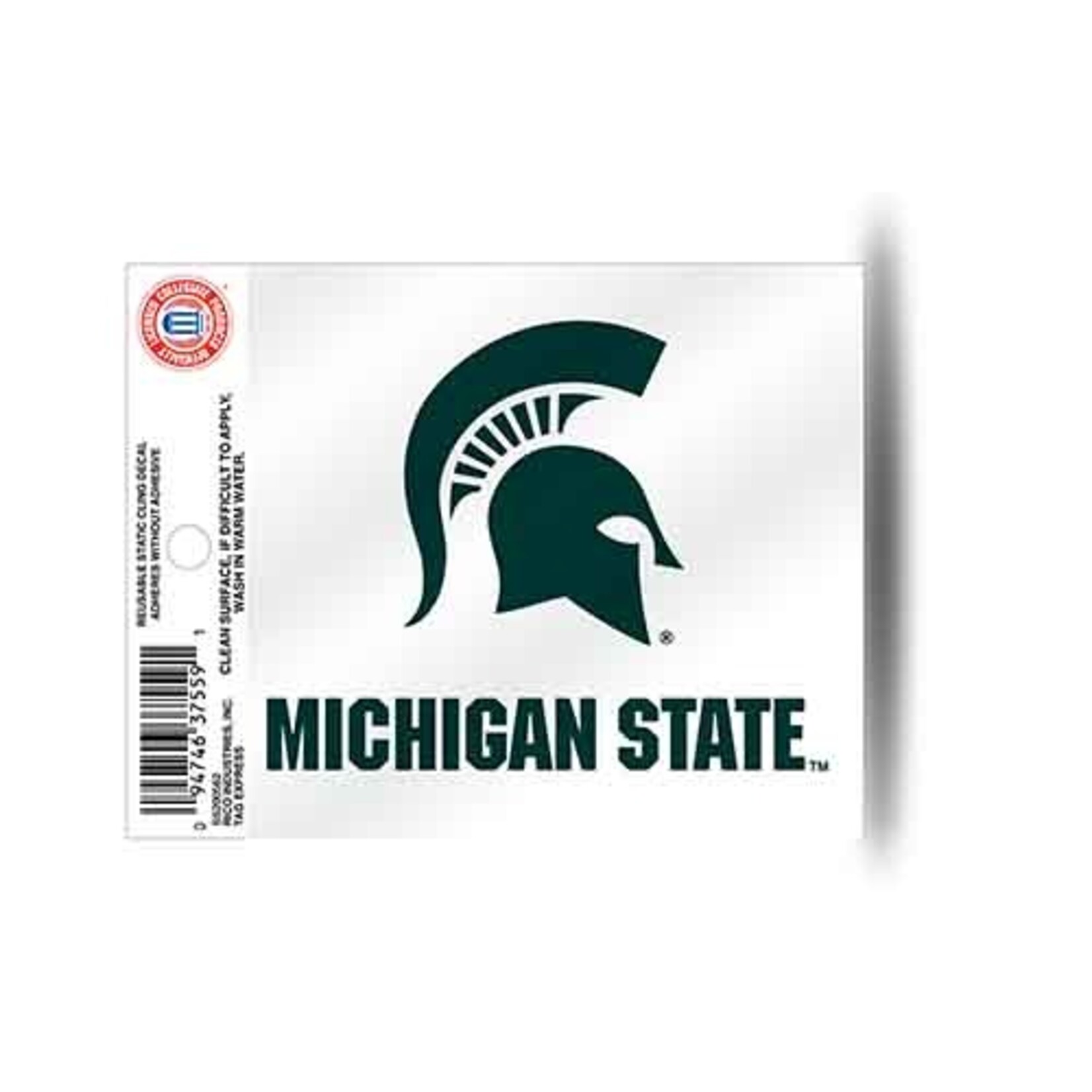 Rico Industries Michigan State Secondary Logo Static Cling - 1ct.
