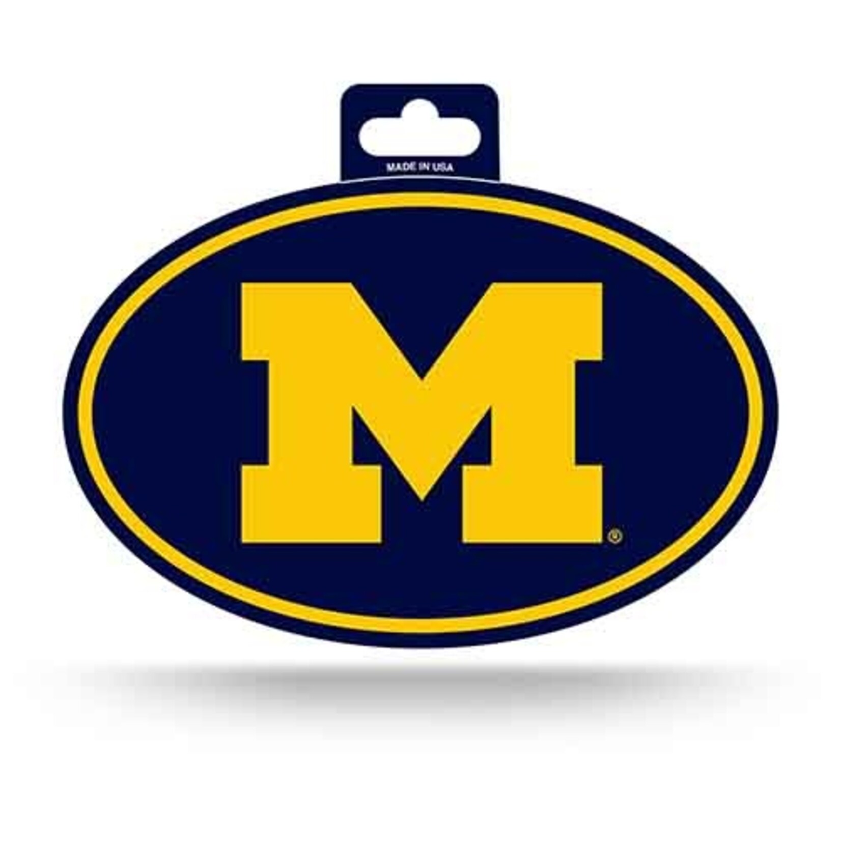 Rico Industries University of Michigan Blue Oval Sticker - 1ct.