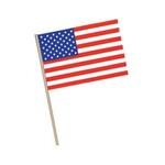Beistle Large Plastic American Flag on Stick - 1ct. (11" x 17")