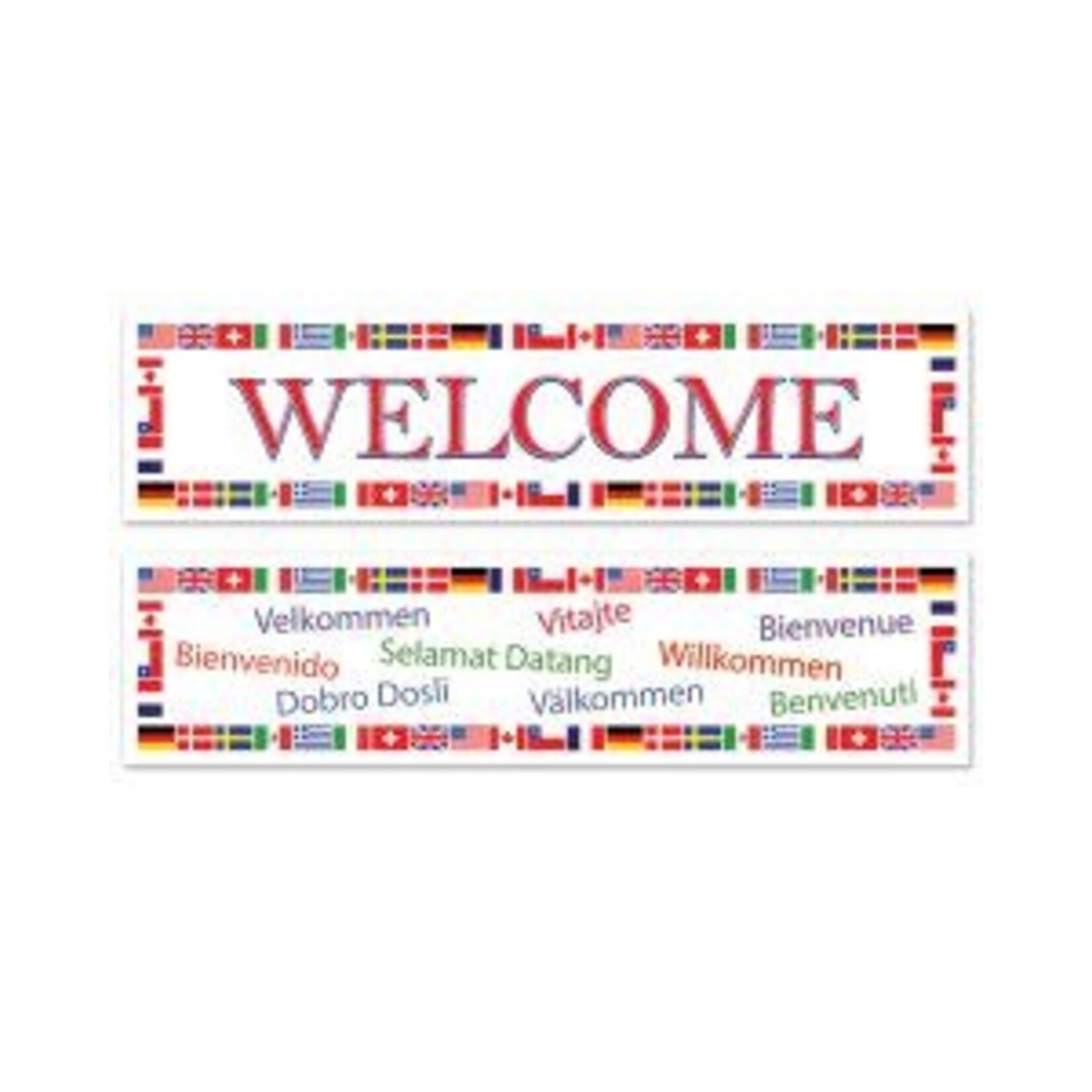 Beistle International Welcome Banners - 2ct. (5' x 15")