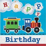 Creative Converting All Aboard Birthday Lunch Napkins - 16ct.