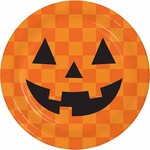 Creative Converting 7" Halloween Retro Jack-O-Lantern Plates - 8ct.
