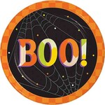 Creative Converting 7" Halloween Retro "Boo" Plates - 8ct.
