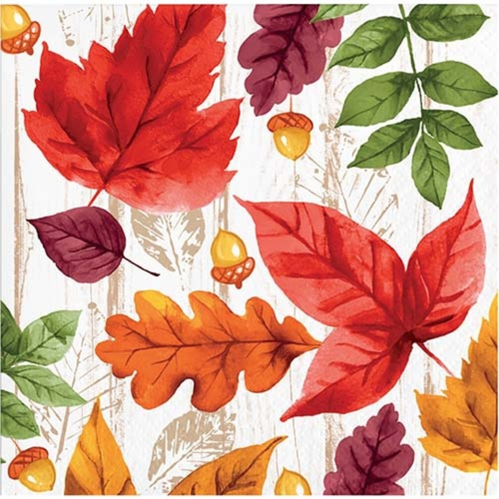 Creative Converting Lush Leaves Beverage Napkins - 16ct.