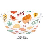 Creative Converting Fall Leaves Fluted Snack Bowl - 1ct.
